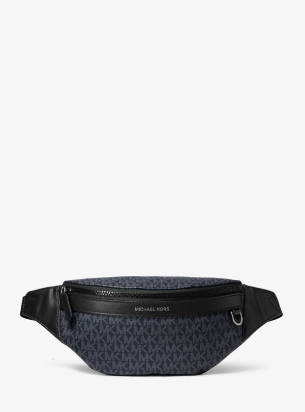 Panske Taška Na Opasok Michael Kors Greyson Logo Sling Pack Modre - Tasky Michael Kors Outlet | LYFSU-1273